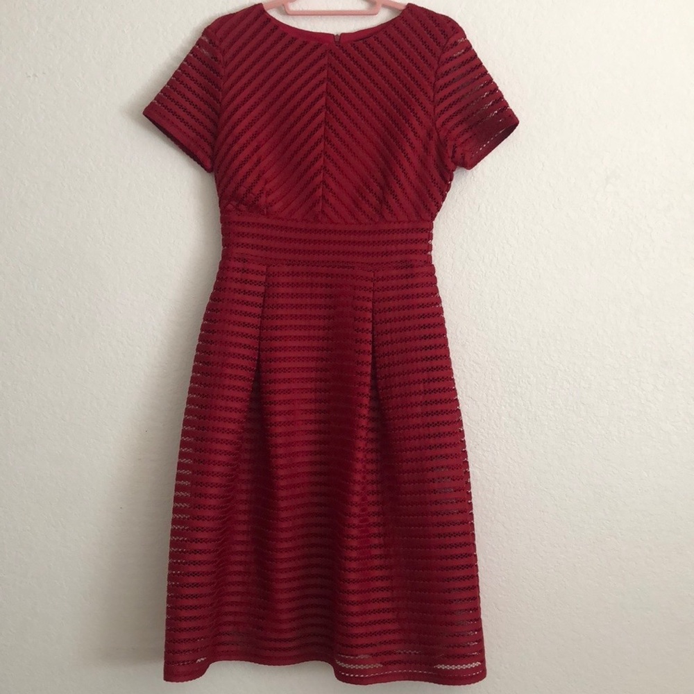 Boohoo full skirted midi dress